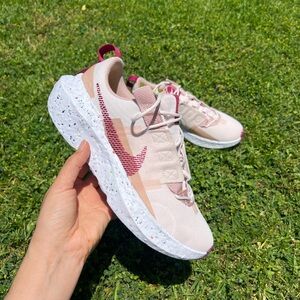 Nike Pink and White Chunky Sneakers
